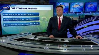 Video: Chance of storms this afternoon