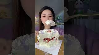 mukbang Sweet ASMR  "Only Cream" Cake eating SATISFYING Eating Show