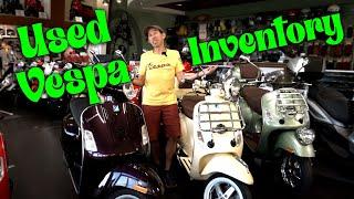 Used Scooter Inventory at Vespa Motorsport Sept. 2024