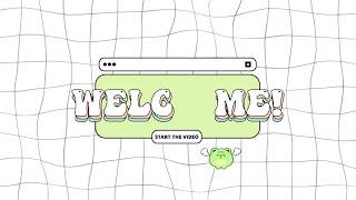 cute aesthetic Intro & Outro templates (froggy with wings) | FREE FOR USE