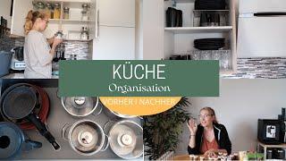 XXL Küche Ausmisten und Organisieren! I Vorher/ Nachher I