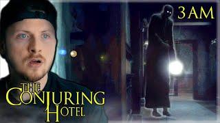 Our SCARIEST 3AM CHALLENGE Inside The CONJURING HOTEL