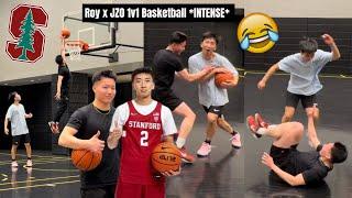 D1 Stanford Roy Yuan vs. JZ0 Intense 1v1 *HILARIOUS*  | Roy's FIRST L on YouTube? 