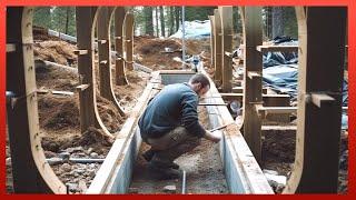 Family Builds Amazing Mountain House in 30 Months | Start to Finish Construction @woodjunkie_yt