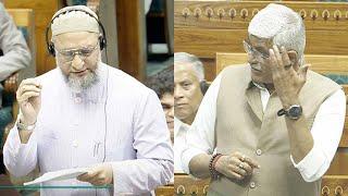 AIMIM MP Asaduddin Owaisi Vs Gajendra Singh Shekhawat in Lok Sabha | Parliament Budget Session 2025