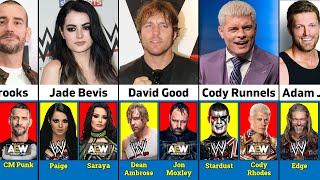 Wrestlers Who Worked in WWE and AEW And Their Real Names