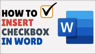 How to Insert Checkbox in Word