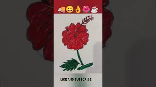 flower drawing| joba ful|#youtubeshorts #drawing #trending #viral #flower#tejart