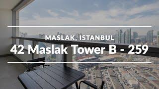 Istanbul Apartment Tour | Serviced One-Bedroom Apartment in Maslak Tower B, Istanbul