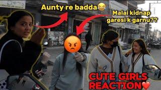 “Calling cute girls Aunty” prank  @Chunuvlogs