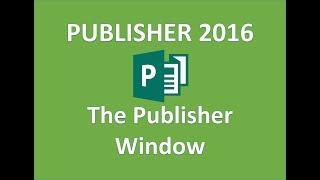 Publisher 2016 - Interface Tutorial - How to Use Microsoft Office for Beginners - MS Make a Brochure