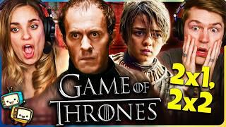 GAME OF THRONES 2x1 & 2x2 Reaction! | First Time Watch  | Peter Dinklage | Lena Headey
