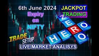6 June Live Trading | Live Intraday Trading Today | Bank Nifty option live trading Nifty prediction