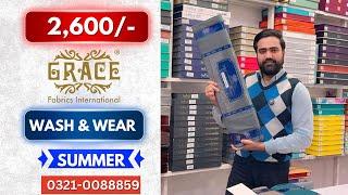 RED CASTLE BY GRACE || RS : 2,600/- ORDER NOW SUMMER WASH & WEAR 0321-0088859 NASIR FABRICS LAHORE