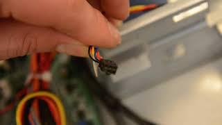 How to a connect a power button to HP/Dell motherboard