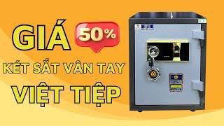 Giá két sắt vân tay Việt Tiệp KW50VT đang khuyến mãi 3.350K ACE nhé