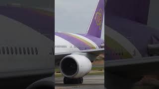 Domestic widebody service in Thailand ! #thaiairways #aviation