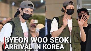 240702 변우석 한국 도착 Byeon Woo Seok Arrival in Korea after Summer later Fanmeeting in Singapore