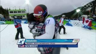 Seth Wescott Wins Snowboard Cross Gold - Vancouver 2010 Winter Olympics