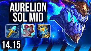 AURELION SOL vs YONE (MID) | 13/0/9, Legendary | BR Master | 14.15