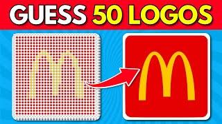 Guess the DOTTED Logo in 5 Second - Junk Food Edition  | Logo Quiz