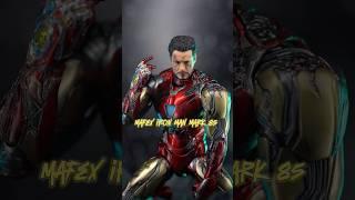 mafex iron man mark 85 battle damaged #marvel #actionfigures #ironman #tonystark #spiderman