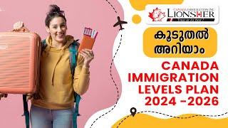 Canada's Future Immigration Levels Plan for 2024 - 2026