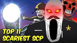 Top 11 Scariest SCP Monsters that WILL FIND YOU (SCP Animation)