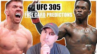 UFC 305: Du Plessis vs. Adesanya FULL CARD Predictions and Bets