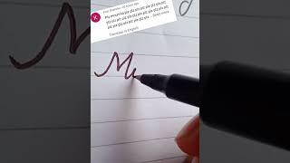 Moumita name in cursive writing #cursive#writing#moumita#khushicursivewriting#short