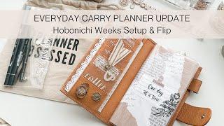 Everyday Carry Planner Update | Hobonichi Weeks Setup and Flip