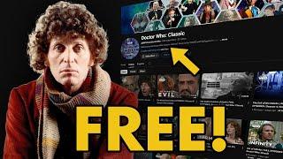 NEW CHANNEL MAKES FULL DOCTOR WHO EPISODES FREE ON YOUTUBE! Doctor Who News!