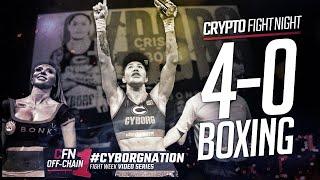 Cris Cyborg Boxing Fight: Aria Wild Crypto Fight Night BTS Vblog London England Finale