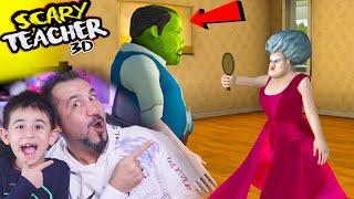 KIZGIN ÖĞRETMEN'E ZOMBİ MAKYAJI ŞAKASI YAPTIK! GİZLİ KASASINI BULDUK!  | SCARY TEACHER 3D OYNUYORUZ!