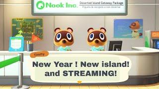 New island! let's get 3 stars! Animal Crossing New Horizons Happy Home Paradise review