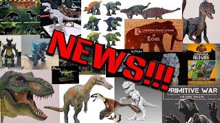 NEWS!!! Mattels next Jurassic World species rumors! New Fierce Changers! & much much more!!!