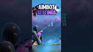 BEST RELOAD CH6 *AIMBOT* SETTINGS #fortnite #shorts