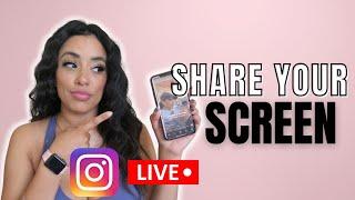 How to Screen Share on Instagram Live (2023 Tutorial)