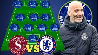 "PALMER OUT", CHELSEA "STRONGEST" Predicted XI To Face SERVETTE: Nkunku To Start in 4-3-3 Formation