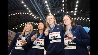 Alex Shackell, Bella Sims Explain Why Poker Chips Motivated Them in 800 Free Relay