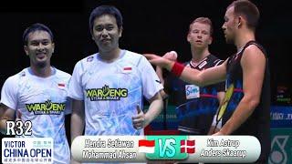 Hendra Setiawan/Ahsan vs Kim Astrup/Anders Skaarup Rasmussen || R32 China Open 2024