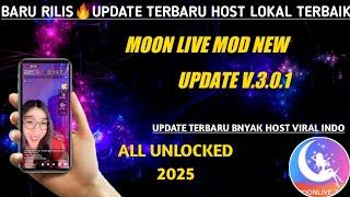 APLIKASI LIVE STREAMING BAR BAR 2025 HOST INDO ~ MOON LIVE MOD NEW UPDATE V.3.0.1 ALL UNLOCKED