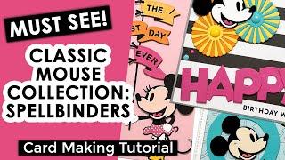 Card Making With The New Classic Mouse Collection | Spellbinders June 2025