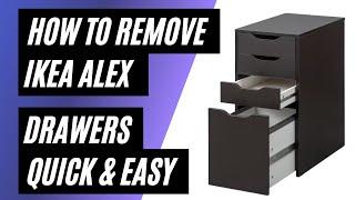 How to Remove IKEA Alex Drawers for Moving or Lost Items Behind Cabinets