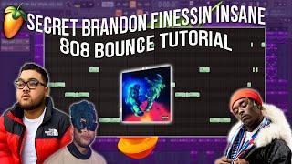 The SECRET To Brandon Finessin INSANE 808 Bounce! | How To Make Bouncy Drums In Fl Studio