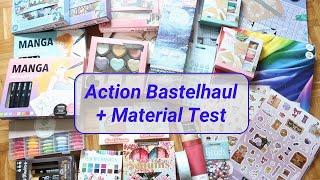 Action Bastel Haul + Material ausprobieren