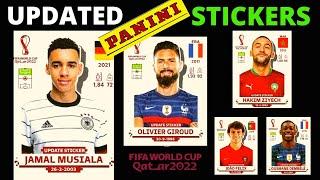 STICKER UPDATE SET PANINI FIFA WORLD CUP QATAR 2022