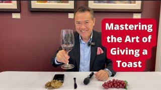 Mastering the Art of Giving a Toast | APWASI | Etiquette | Dr. Clinton Lee