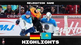 Highlights: Germany vs Kazakhstan | 2025 #WorldJuniors