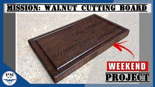 Make this BEAUTIFUL Walnut End Grain Cutting Board (Good Beginner Project)